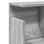 Casa si Gradina - Mobilier - Biblioteci si rafturi - Rafturi - Dulap de perete, sonoma gri, 100x20x30 cm, lemn prelucrat - Infinity.ro