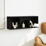 Casa si Gradina - Mobilier - Biblioteci si rafturi - Rafturi - Dulap de perete, negru, 80x20x30 cm, lemn prelucrat - Infinity.ro