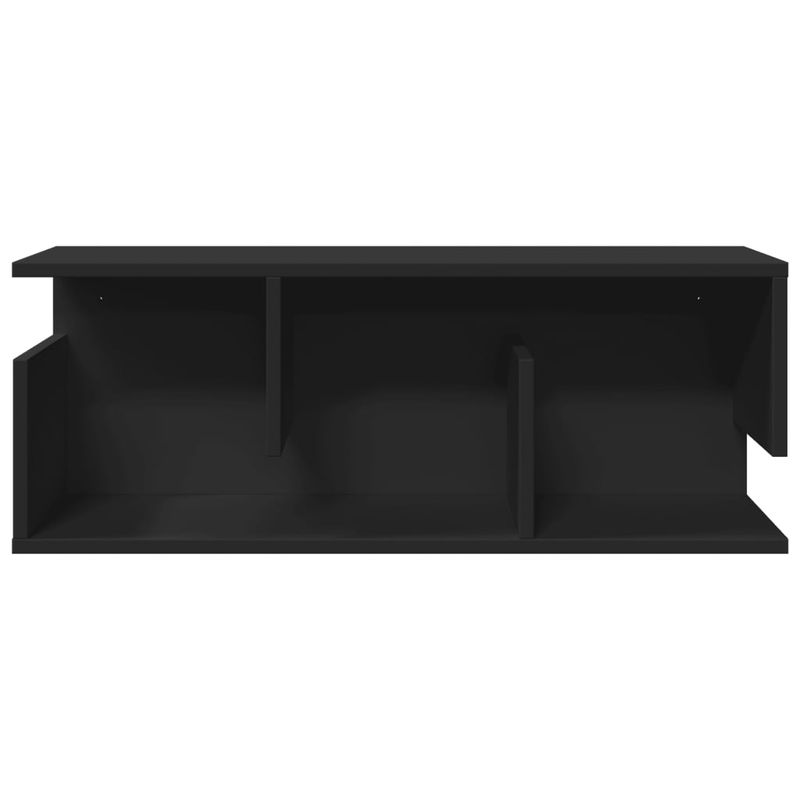 Casa si Gradina - Mobilier - Biblioteci si rafturi - Rafturi - Dulap de perete, negru, 80x20x30 cm, lemn prelucrat - Infinity.ro