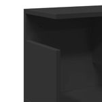 Casa si Gradina - Mobilier - Biblioteci si rafturi - Rafturi - Dulap de perete, negru, 80x20x30 cm, lemn prelucrat - Infinity.ro