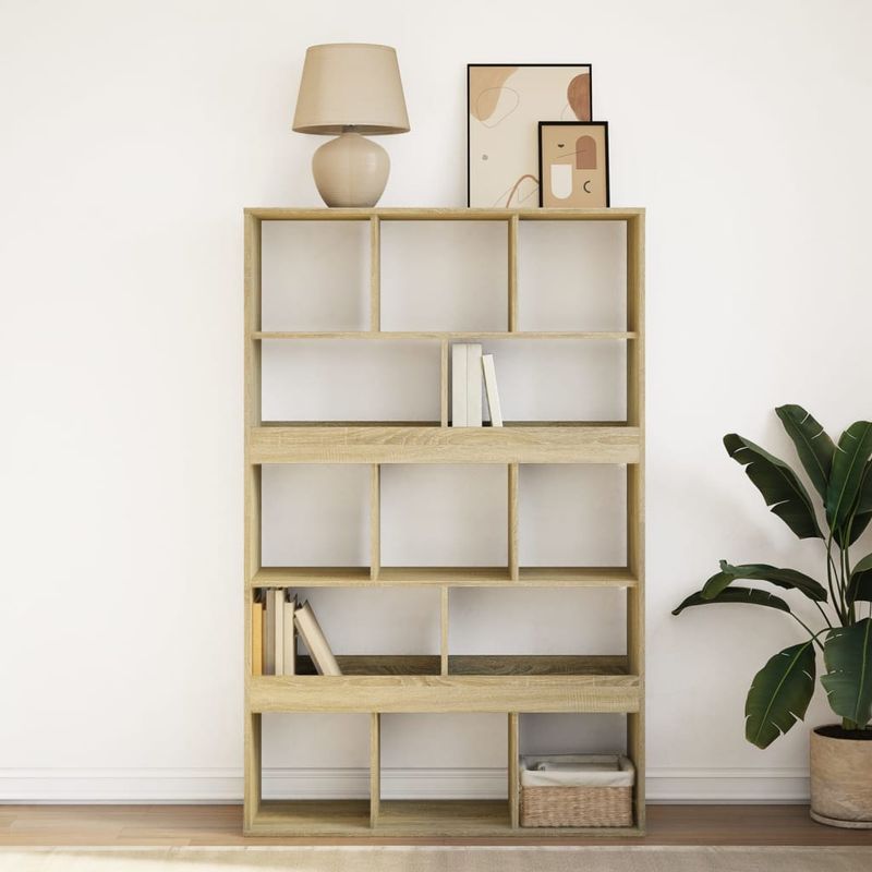 Casa si Gradina - Mobilier - Biblioteci si rafturi - Biblioteci - Biblioteca, stejar sonoma, 100x33x156,5 cm, lemn prelucrat - Infinity.ro