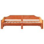 Casa si Gradina - Mobilier - Paturi si accesorii - Paturi - Pat de zi cu extensie, maro ceruit, 90x190cm, lemn masiv de pin - Infinity.ro