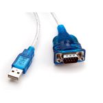 PC, gaming si accesorii - Retelistica - Cabluri si accesorii - Cablu adaptor Nelbo USB la serial 9 pin, RS 232, CD cu driver inclus, de calitate superioara - Infinity.ro