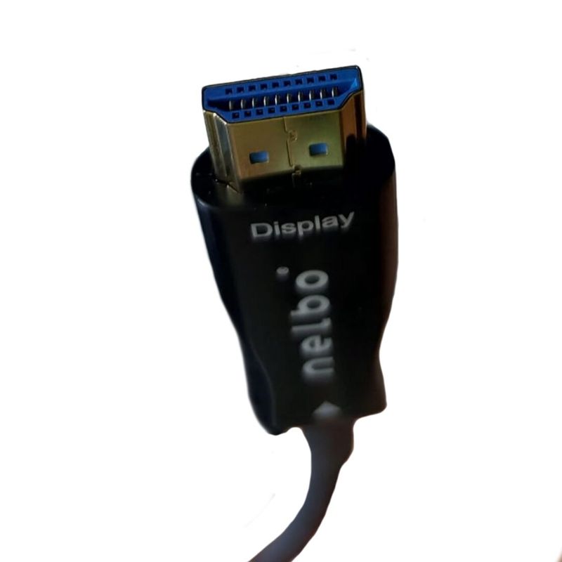 TV, Audio-Video si Foto - Accesorii TV si audio - Cabluri si adaptoare video - Cablu optic Nelbo HDMI - HDMI 30M rezolutie 4K activ cu amplificare a semnalului pentru lungimi mari - Infinity.ro