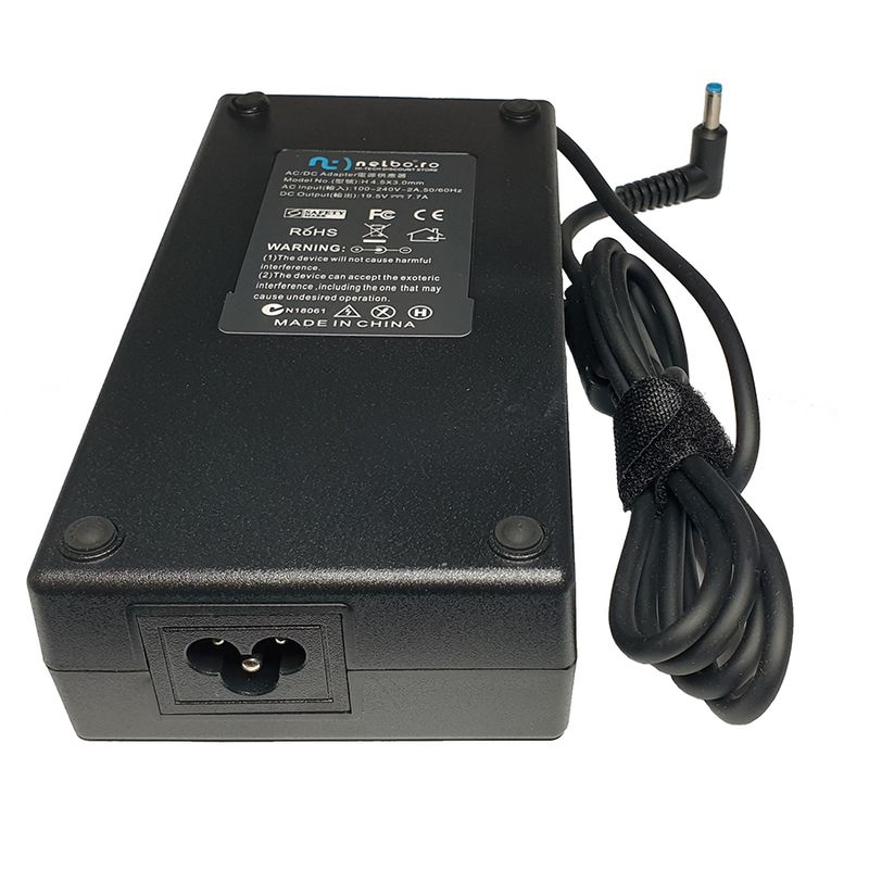 Laptop, Telefoane si Tablete - Laptopuri si accesorii - Accesorii Laptop - Incarcatoare laptop - Incarcator nelbo compatibil cu laptop HP 917649-850, 150w, 19.5v, 7.7a, 4.5x3.0mm - Infinity.ro