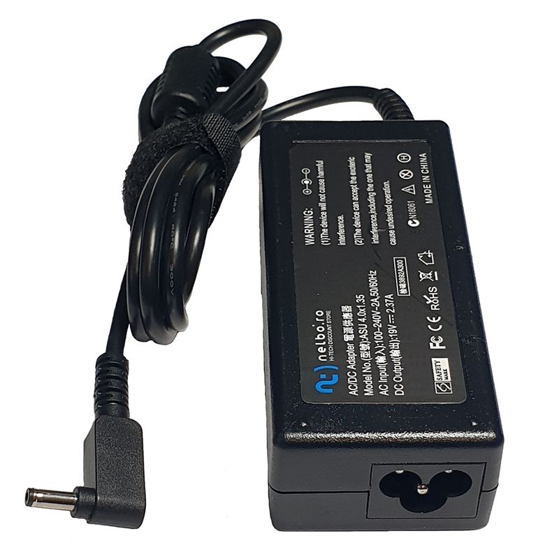 Laptop, Telefoane si Tablete - Laptopuri si accesorii - Accesorii Laptop - Incarcatoare laptop - Incarcator nelbo compatibil cu ao532h-2806, 45w, 19v, 2.37a, 4.0x1.35mm - Infinity.ro