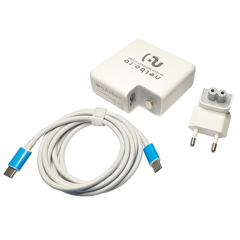 Laptop, Telefoane si Tablete - Laptopuri si accesorii - Accesorii Laptop - Incarcatoare laptop - Incarcator nelbo pentru Apple MacBook Pro 14" 96W, cu mufa USB-C - Infinity.ro