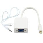 TV, Audio-Video si Foto - Accesorii TV si audio - Cabluri si adaptoare video - Adaptor Nelbo micro HDMI - VGA, de calitate superioara, cablu audio inclus - Infinity.ro