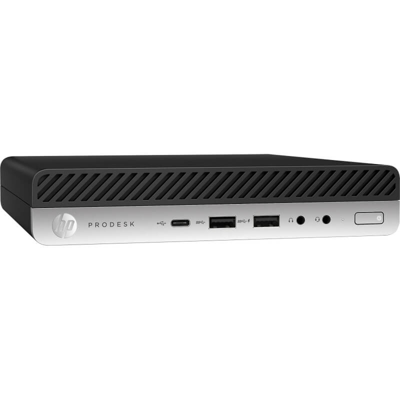 Sistem desktop HP Prodesk 600 G4, Mini PC, I5-8500T, 16GB RAM, 256 GB SSD, Licenta Windows 11