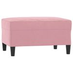 Casa si Gradina - Mobilier - Seturi de mobilier - Seturi living - Set canapea cu perne, 4 piese, roz, catifea - Infinity.ro