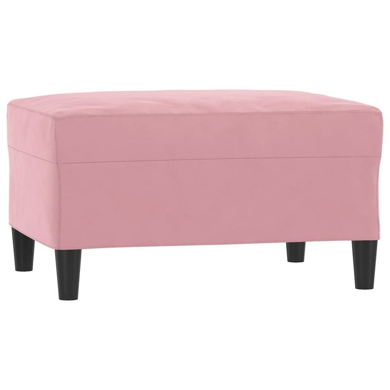 Casa si Gradina - Mobilier - Seturi de mobilier - Seturi living - Set canapea cu perne, 4 piese, roz, catifea - Infinity.ro