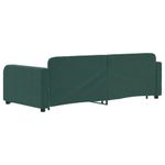Casa si Gradina - Mobilier - Paturi si accesorii - Paturi - Pat de zi cu extensie si sertare verde inchis 90x200 cm catifea - Infinity.ro