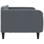 Casa si Gradina - Mobilier - Paturi si accesorii - Paturi - Cadru de pat, gri inchis, 90x200 cm, catifea - Infinity.ro