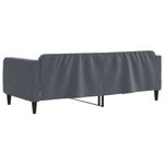 Casa si Gradina - Mobilier - Paturi si accesorii - Paturi - Cadru de pat, gri inchis, 90x200 cm, catifea - Infinity.ro