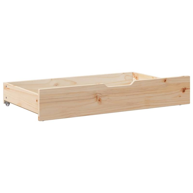 Casa si Gradina - Mobilier - Paturi si accesorii - Accesorii paturi - Sertare de pat cu roti, 2 buc., 90x55x16 cm, lemn masiv de pin - Infinity.ro