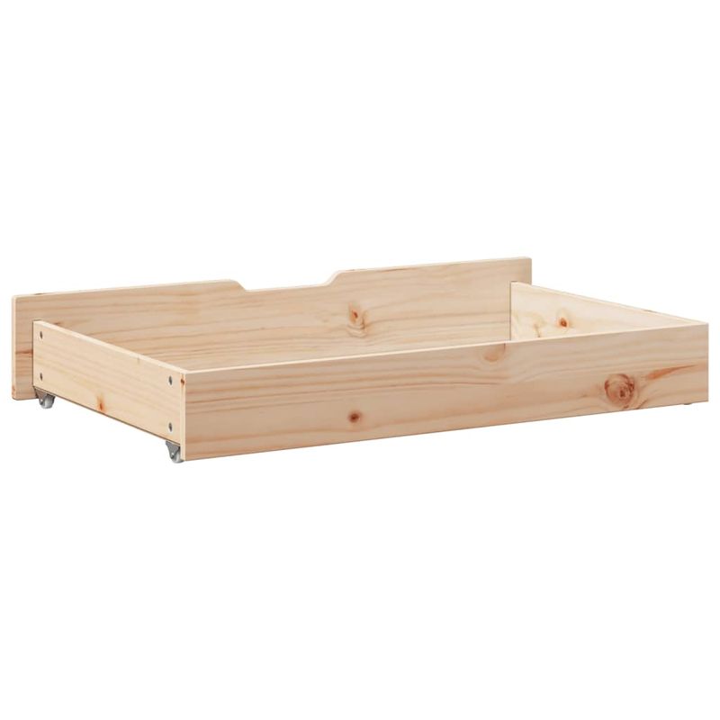 Casa si Gradina - Mobilier - Paturi si accesorii - Accesorii paturi - Sertare de pat cu roti, 2 buc., 90x55x16 cm, lemn masiv de pin - Infinity.ro