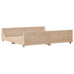 Casa si Gradina - Mobilier - Paturi si accesorii - Paturi - Cadru de pat fara saltea, 200x200 cm, lemn masiv pin - Infinity.ro