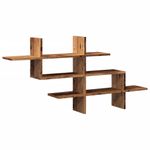 Casa si Gradina - Mobilier - Biblioteci si rafturi - Rafturi - Raft de perete, lemn vechi, 124,5x18x60,5 cm, lemn prelucrat - Infinity.ro