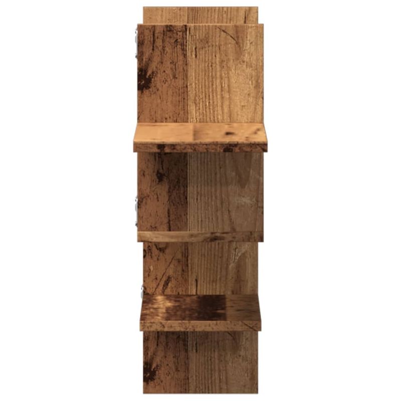 Casa si Gradina - Mobilier - Biblioteci si rafturi - Rafturi - Raft de perete, lemn vechi, 124,5x18x60,5 cm, lemn prelucrat - Infinity.ro