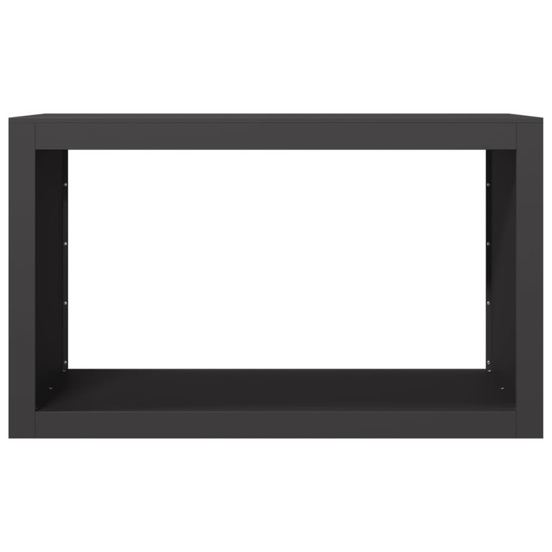 Casa si Gradina - Termice - Sobe, Seminee si accesorii - Accesorii seminee si sobe - Rastel pentru lemne de foc, negru, 100x40x60 cm, otel - Infinity.ro