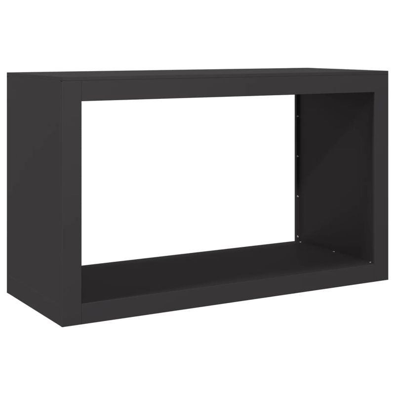 Casa si Gradina - Termice - Sobe, Seminee si accesorii - Accesorii seminee si sobe - Rastel pentru lemne de foc, negru, 100x40x60 cm, otel - Infinity.ro