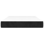 Casa si Gradina - Mobilier - Saltele si somiere - Saltele - Saltea de pat cu arcuri, negru, 120x220x20 cm, catifea - Infinity.ro