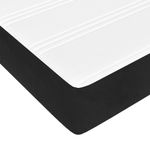 Casa si Gradina - Mobilier - Saltele si somiere - Saltele - Saltea de pat cu arcuri, negru, 120x220x20 cm, catifea - Infinity.ro