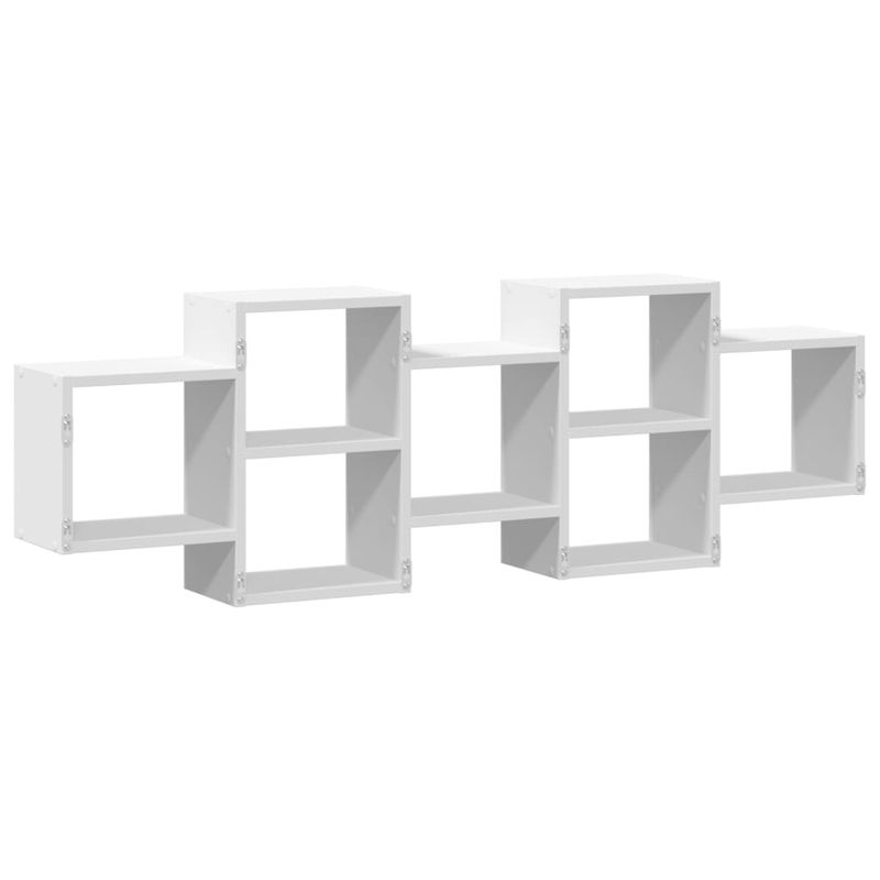 Casa si Gradina - Mobilier - Biblioteci si rafturi - Rafturi - Raft de perete, alb, 129x18x42 cm, lemn prelucrat - Infinity.ro