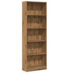 Casa si Gradina - Mobilier - Biblioteci si rafturi - Biblioteci - Biblioteca, stejar artizanal, 60x24x176 cm, lemn prelucrat - Infinity.ro