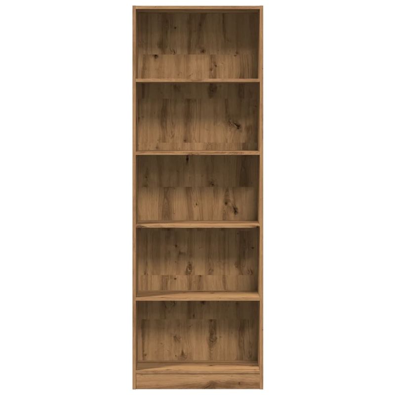 Casa si Gradina - Mobilier - Biblioteci si rafturi - Biblioteci - Biblioteca, stejar artizanal, 60x24x176 cm, lemn prelucrat - Infinity.ro