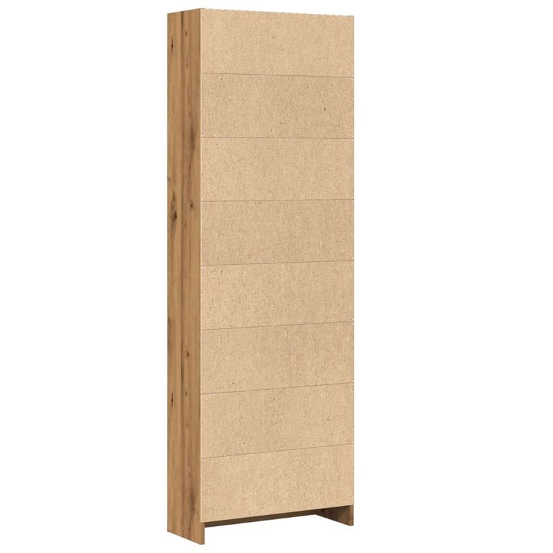 Casa si Gradina - Mobilier - Biblioteci si rafturi - Biblioteci - Biblioteca, stejar artizanal, 60x24x176 cm, lemn prelucrat - Infinity.ro