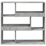 Casa si Gradina - Mobilier - Biblioteci si rafturi - Biblioteci - Biblioteca, gri beton, 100x33x94,5 cm, lemn prelucrat - Infinity.ro