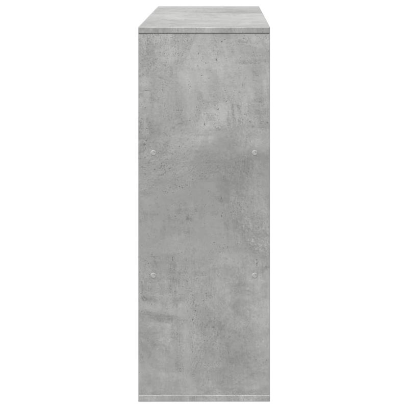 Casa si Gradina - Mobilier - Biblioteci si rafturi - Biblioteci - Biblioteca, gri beton, 100x33x94,5 cm, lemn prelucrat - Infinity.ro