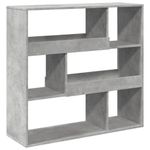 Casa si Gradina - Mobilier - Biblioteci si rafturi - Biblioteci - Biblioteca, gri beton, 100x33x94,5 cm, lemn prelucrat - Infinity.ro