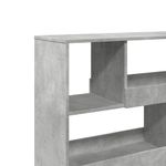 Casa si Gradina - Mobilier - Biblioteci si rafturi - Biblioteci - Biblioteca, gri beton, 100x33x94,5 cm, lemn prelucrat - Infinity.ro