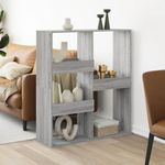 Casa si Gradina - Mobilier - Biblioteci si rafturi - Biblioteci - Separator de camera, gri sonoma, 100x33x115 cm, lemn prelucrat - Infinity.ro