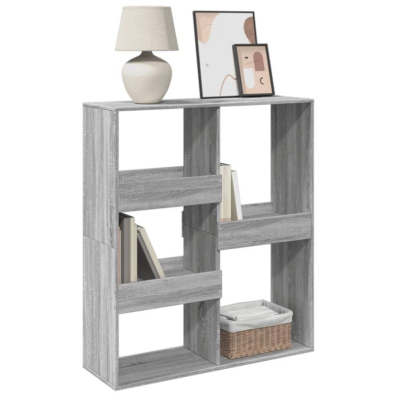 Casa si Gradina - Mobilier - Biblioteci si rafturi - Biblioteci - Separator de camera, gri sonoma, 100x33x115 cm, lemn prelucrat - Infinity.ro