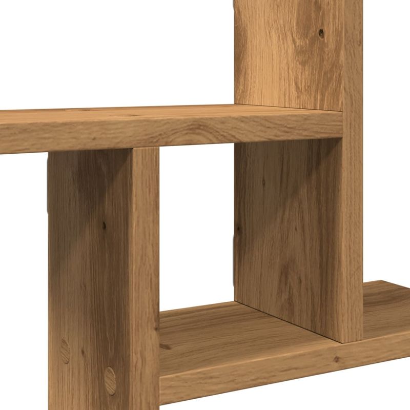 Casa si Gradina - Mobilier - Biblioteci si rafturi - Rafturi - Rafturi perete 2buc. stejar artizanal 38x12x38cm lemn prelucrat - Infinity.ro