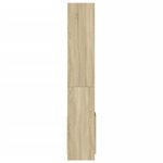 Casa si Gradina - Mobilier - Biblioteci si rafturi - Biblioteci - Dulap inalt, stejar sonoma, 92x33x180 cm, lemn prelucrat - Infinity.ro