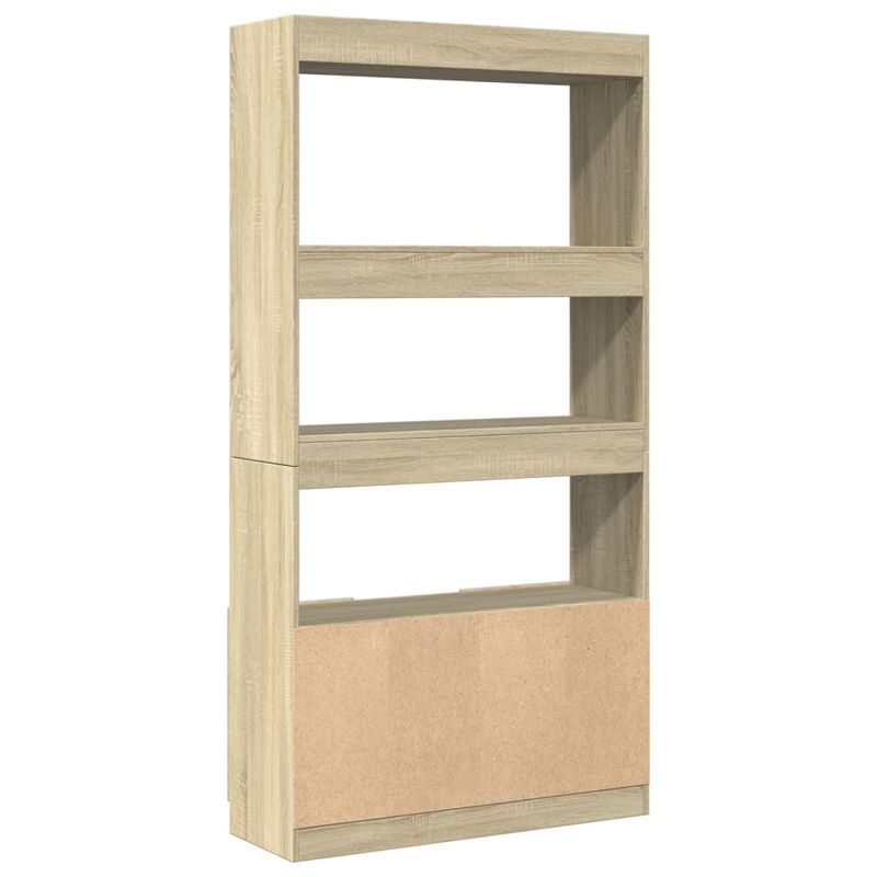 Casa si Gradina - Mobilier - Biblioteci si rafturi - Biblioteci - Dulap inalt, stejar sonoma, 92x33x180 cm, lemn prelucrat - Infinity.ro