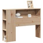 Casa si Gradina - Mobilier - Paturi si accesorii - Accesorii paturi - Tablie de pat cu depozitare, 75 cm, lemn masiv de pin - Infinity.ro