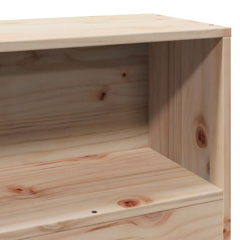 Casa si Gradina - Mobilier - Paturi si accesorii - Accesorii paturi - Tablie de pat cu depozitare, 75 cm, lemn masiv de pin - Infinity.ro