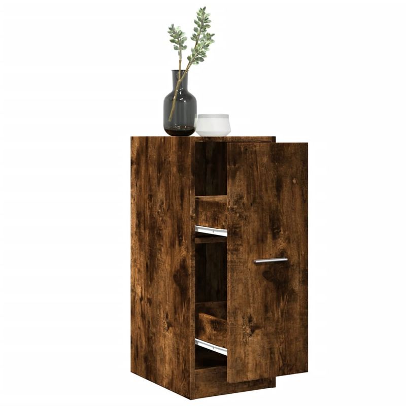 Casa si Gradina - Mobilier - Dulapuri si sifoniere - Dulapuri - Dulap de farmacie stejar fumuriu, 30x41x77,5 cm, lemn prelucrat - Infinity.ro