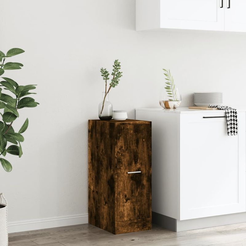 Casa si Gradina - Mobilier - Dulapuri si sifoniere - Dulapuri - Dulap de farmacie stejar fumuriu, 30x41x77,5 cm, lemn prelucrat - Infinity.ro