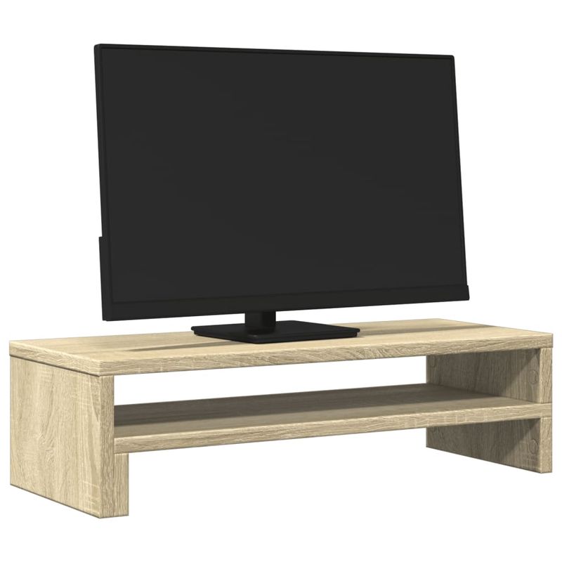 PC, gaming si accesorii - Desktop PC & monitoare - Accesorii monitoare - Suport de monitor, stejar sonoma, 54x22x15 cm, lemn prelucrat - Infinity.ro