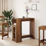 Casa si Gradina - Mobilier - Mese si birouri - Mese bucatarie si dining - Masa bar cu rafturi, lemn vechi 101x40x103,5 cm lemn prelucrat - Infinity.ro