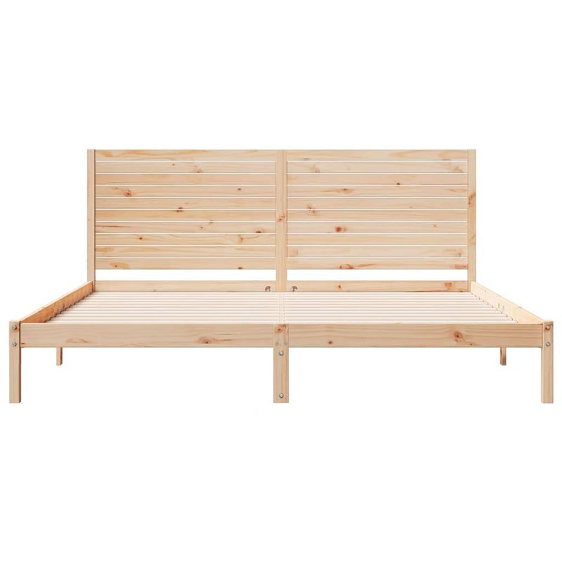 Casa si Gradina - Mobilier - Paturi si accesorii - Paturi - Cadru pat foarte lung fara saltea, 200x220 cm, lemn masiv - Infinity.ro