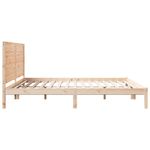 Casa si Gradina - Mobilier - Paturi si accesorii - Paturi - Cadru pat foarte lung fara saltea, 200x220 cm, lemn masiv - Infinity.ro