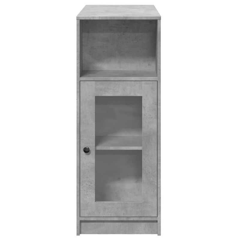 Casa si Gradina - Mobilier - Mese si birouri - Mese bucatarie si dining - Masa de bar cu rafturi gri beton 101x40x103,5 cm lemn prelucrat - Infinity.ro