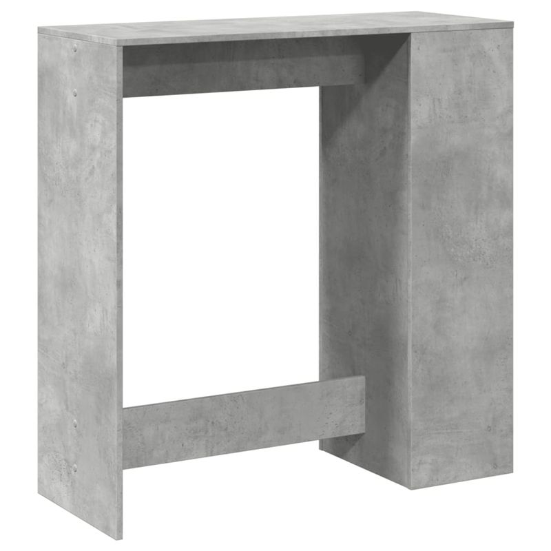Casa si Gradina - Mobilier - Mese si birouri - Mese bucatarie si dining - Masa de bar cu rafturi gri beton 101x40x103,5 cm lemn prelucrat - Infinity.ro